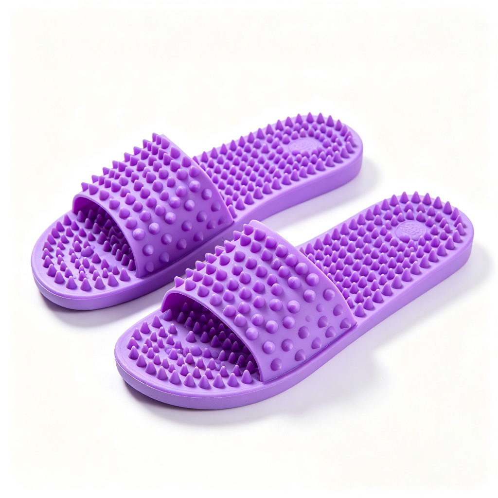 Acupressure Massage Insole Slippers with Hard Spike Stimulation