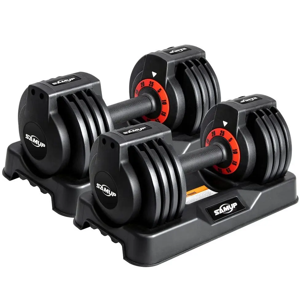 Verstellbares Hantel-Set Schnellverstellung Krafttraining Heim-Fitnessstudio