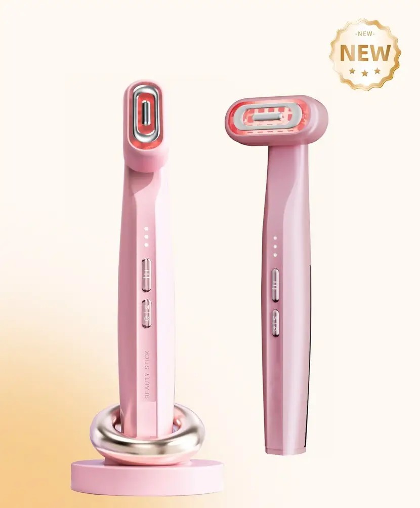 Beauty Wand Red and Blue LED Light Therapy Face Massager view 3