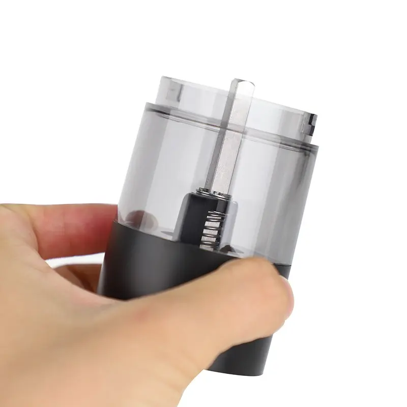 Ensemble de moulin à sel et poivre électrique rechargeable avec base de rangement vue 4