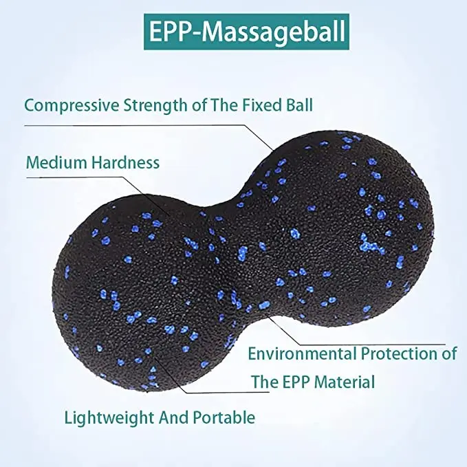 Erdnuss-Massageball - Doppelte Lacrosse-Ball Ansicht 2