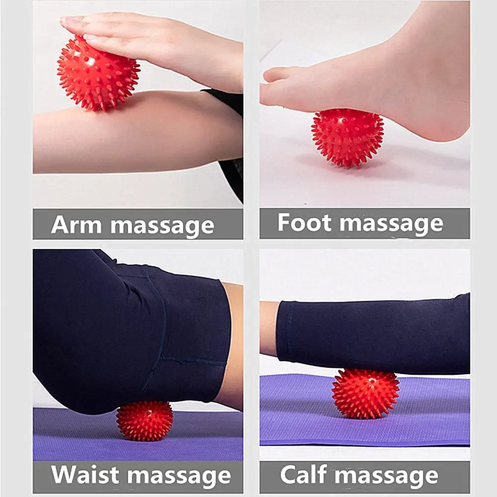 Pelota de Masaje con Picos de PVC Duradera Punto Gatillo Deporte Fitness Mano Pie Dolor Rel... vista 2