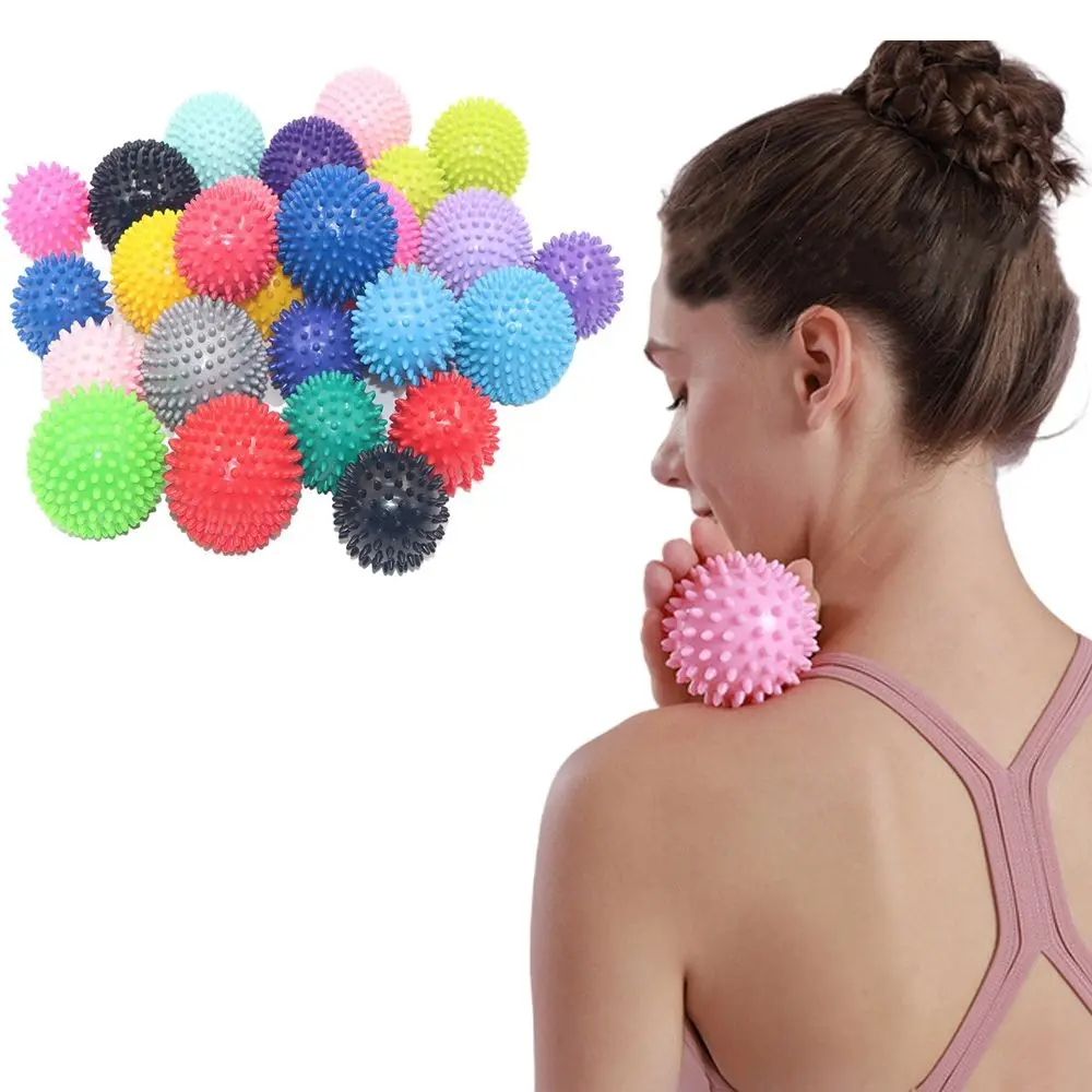 Pelota de Masaje con Picos de PVC Duradera Punto Gatillo Deporte Fitness Mano Pi...