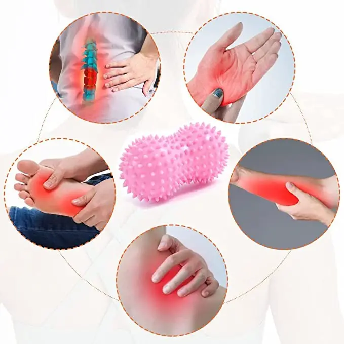 Erdnussform PVC Harter Stacheliger Massageball Triggerpunkt Tiefengewebe-Massage... Ansicht 3