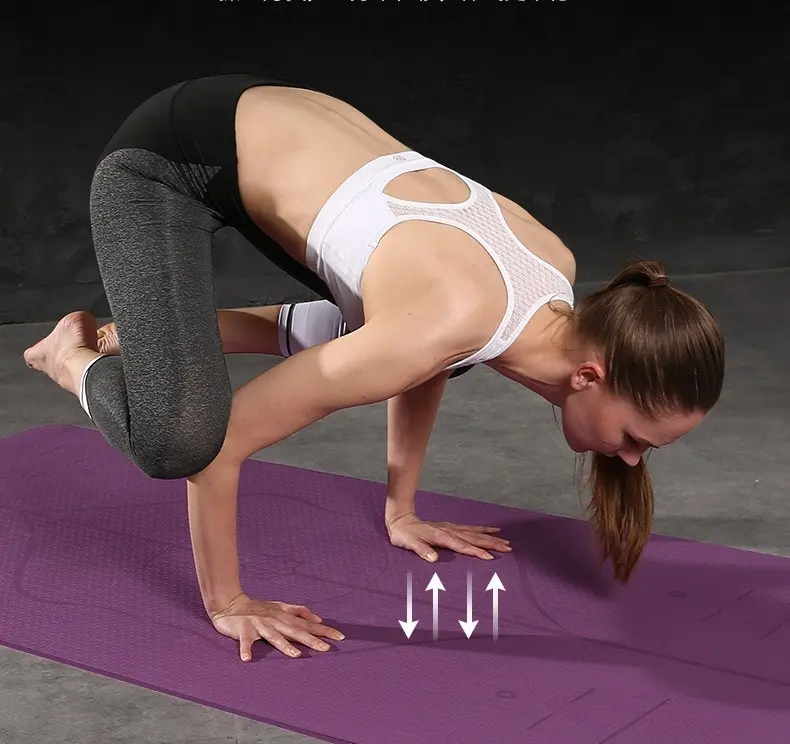 TPE-Yogamatte Extradick 1/3 Rutschfest Yogamatten für Frauen Eco-freundlich...